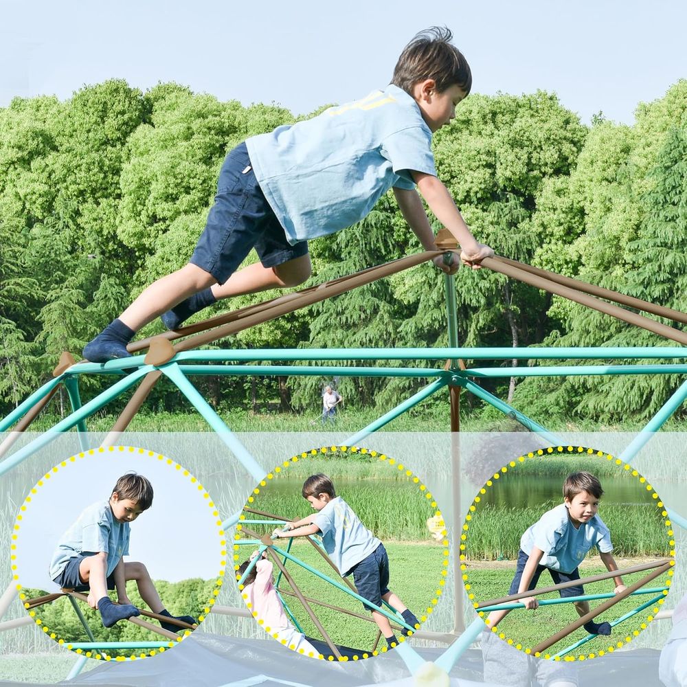 Geometric Dome Climber with Ha - Kids Outdoor Jungle Gym Dome recensione e prezzo