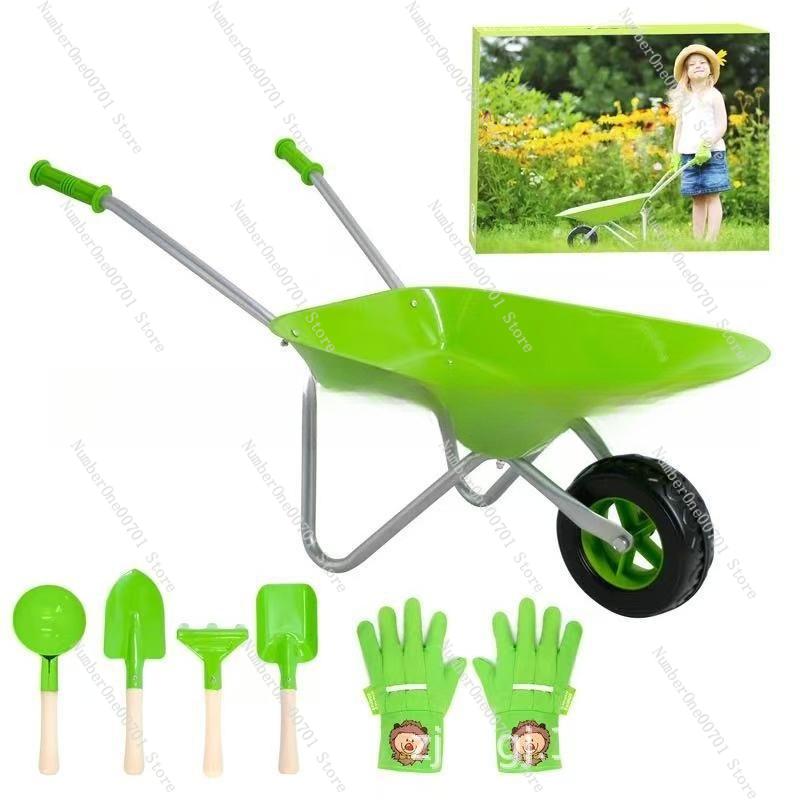 Kids Outdoor Wheelbarrow, Gree - Kids Outdoor Activity Set recensione e prezzo