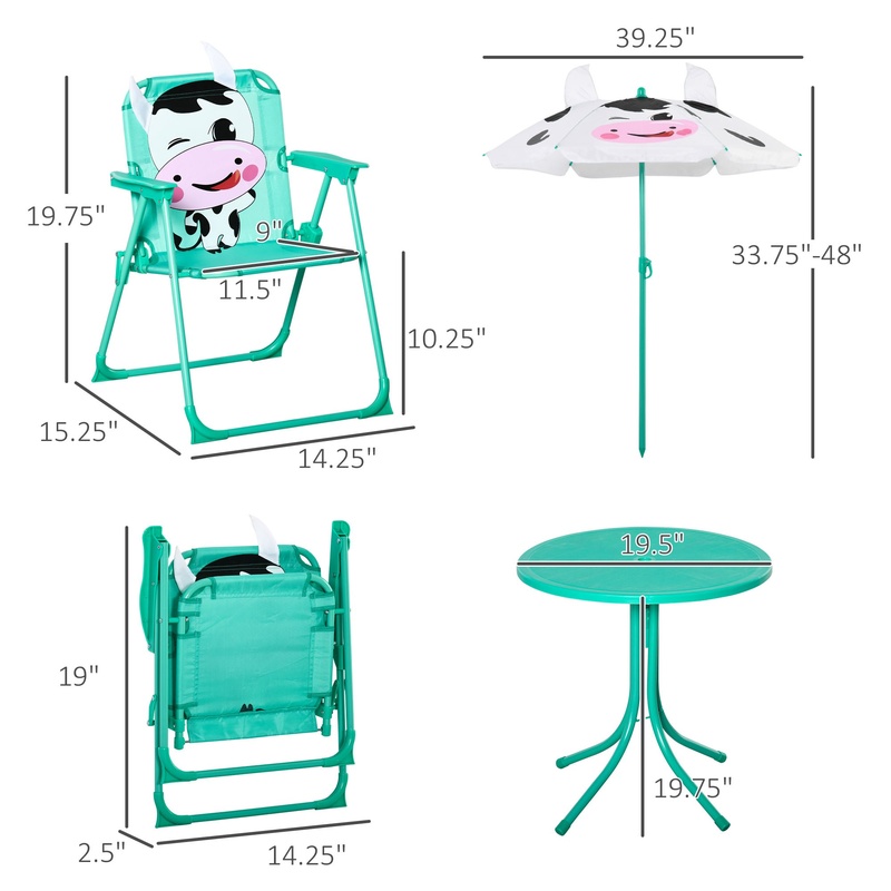 Outdoor Folding Kids Table and - Kids Outdoor Umbrella For Table recensione e prezzo
