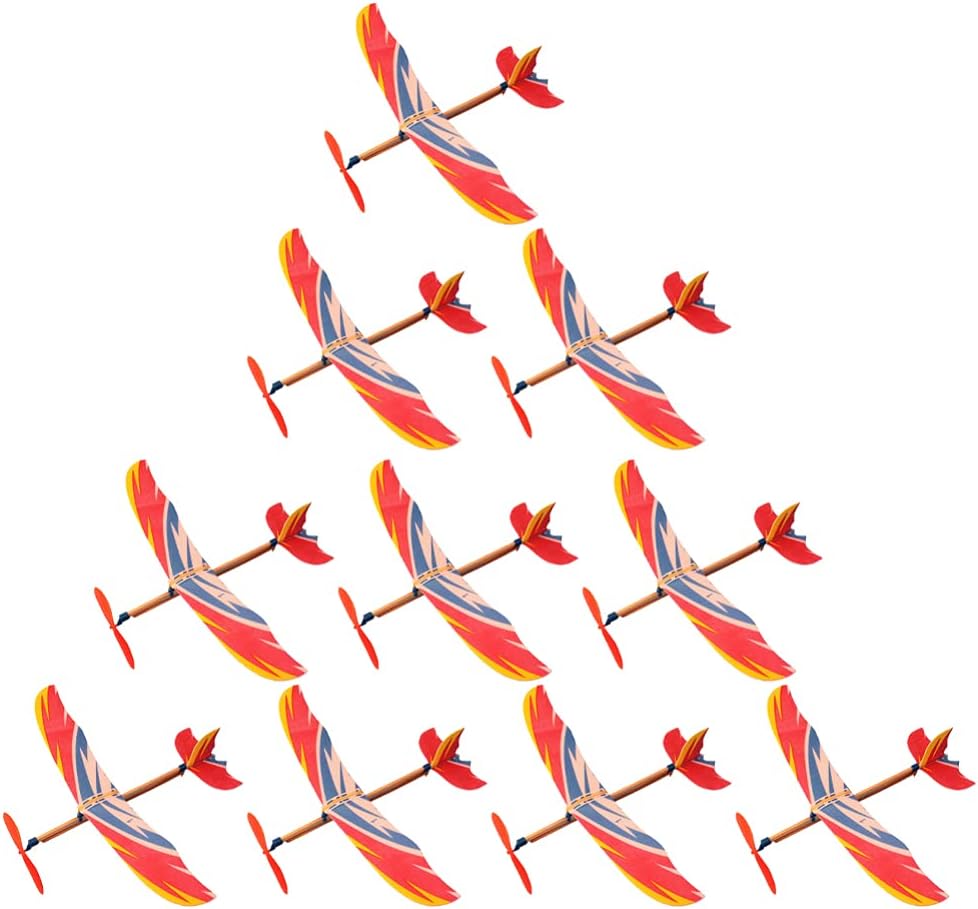 10PCS Airplane Model Rubber Ba - Kids Outdoor Activity Set recensione e prezzo