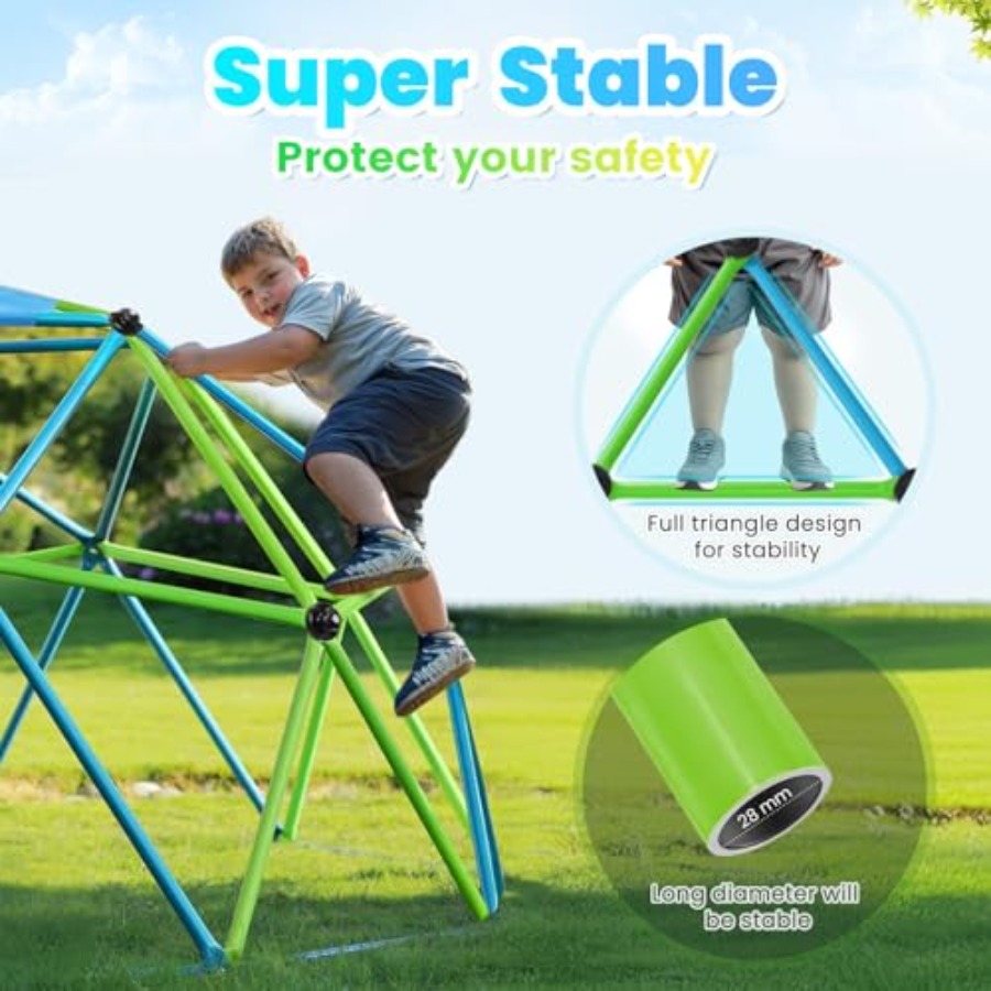 Outdoor Geometric Dome Climber - Kids Outdoor Climber recensione e prezzo