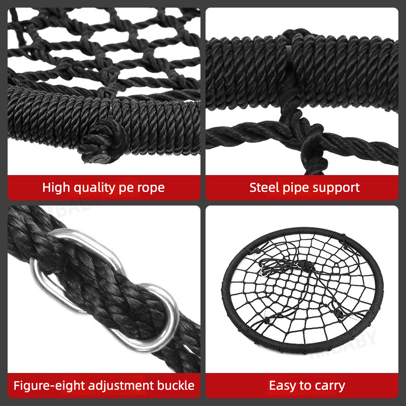 IMBABY Kids Round Net Nest Swi - Kids Outdoor Nest Swing recensione e prezzo