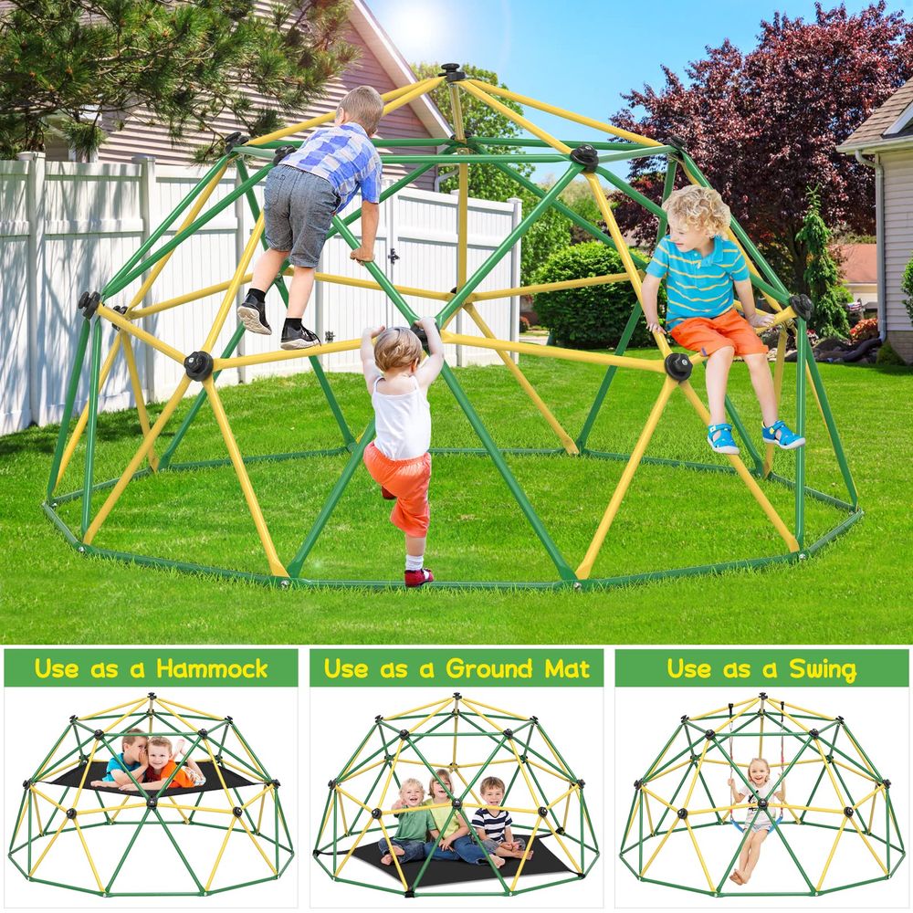 Climbing Dome, 10FT Dome Climb - Kids Outdoor Jungle Gym Dome recensione e prezzo