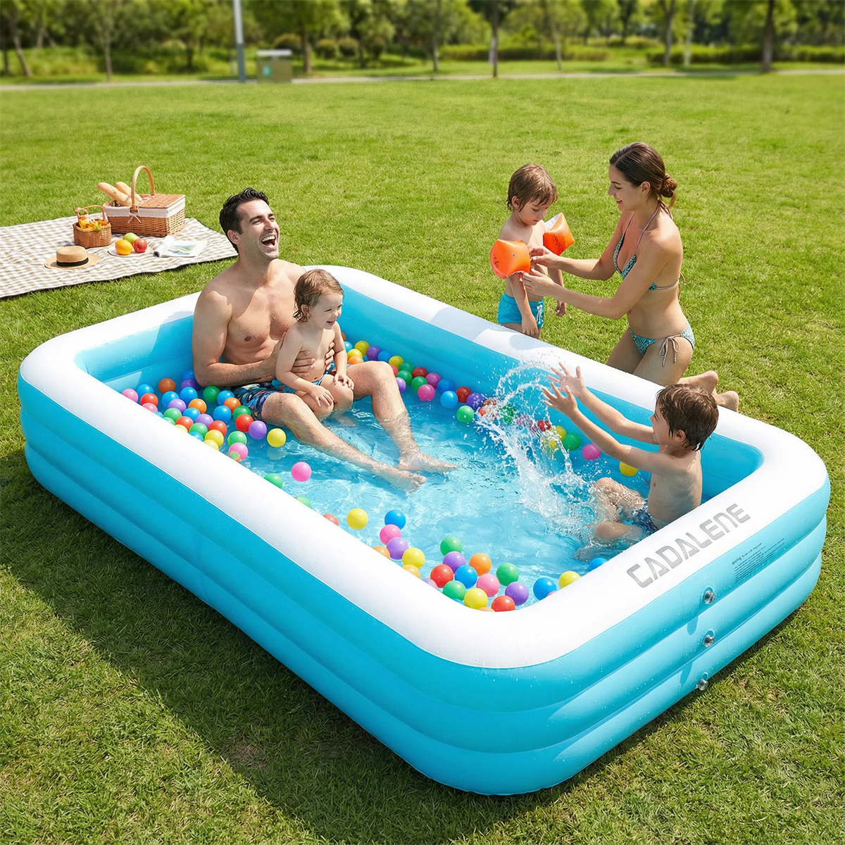 Inflatable swimming Pool for K - Kids Outdoor Pool recensione e prezzo