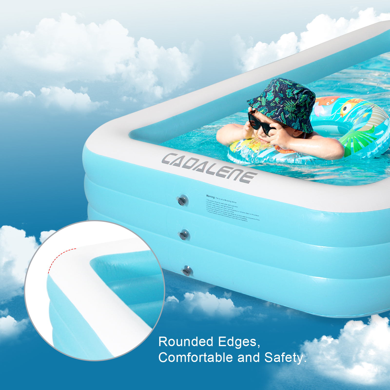Inflatable swimming Pool for K - Kids Outdoor Pool recensione e prezzo