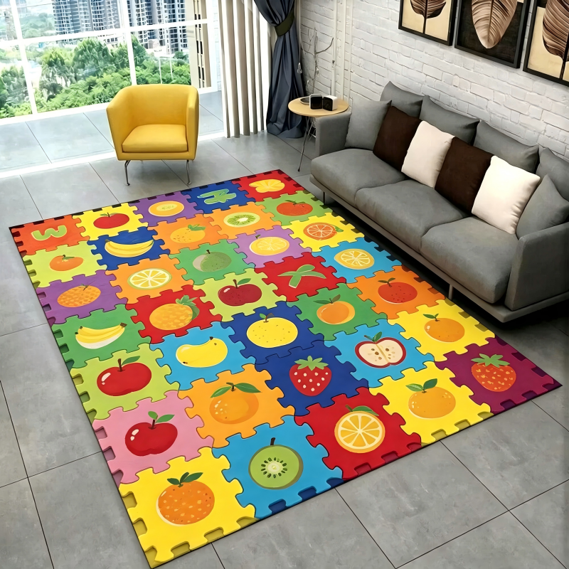 Cartoon Animal Puzzle Rug Kids - Kids Outdoor Zoo recensione e prezzo