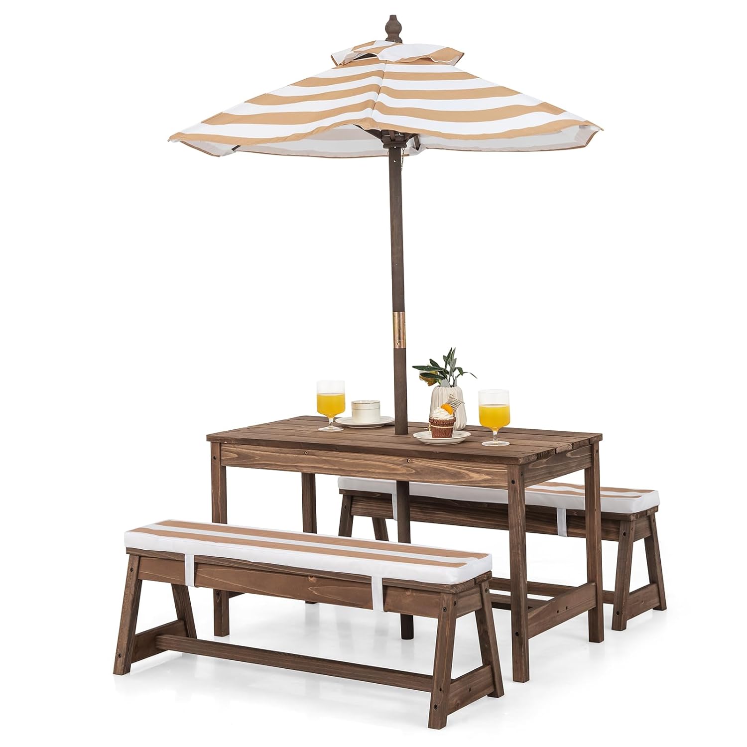 Kids Picnic Table, Outdoor Woo - Kids Outdoor Umbrella For Table recensione e prezzo