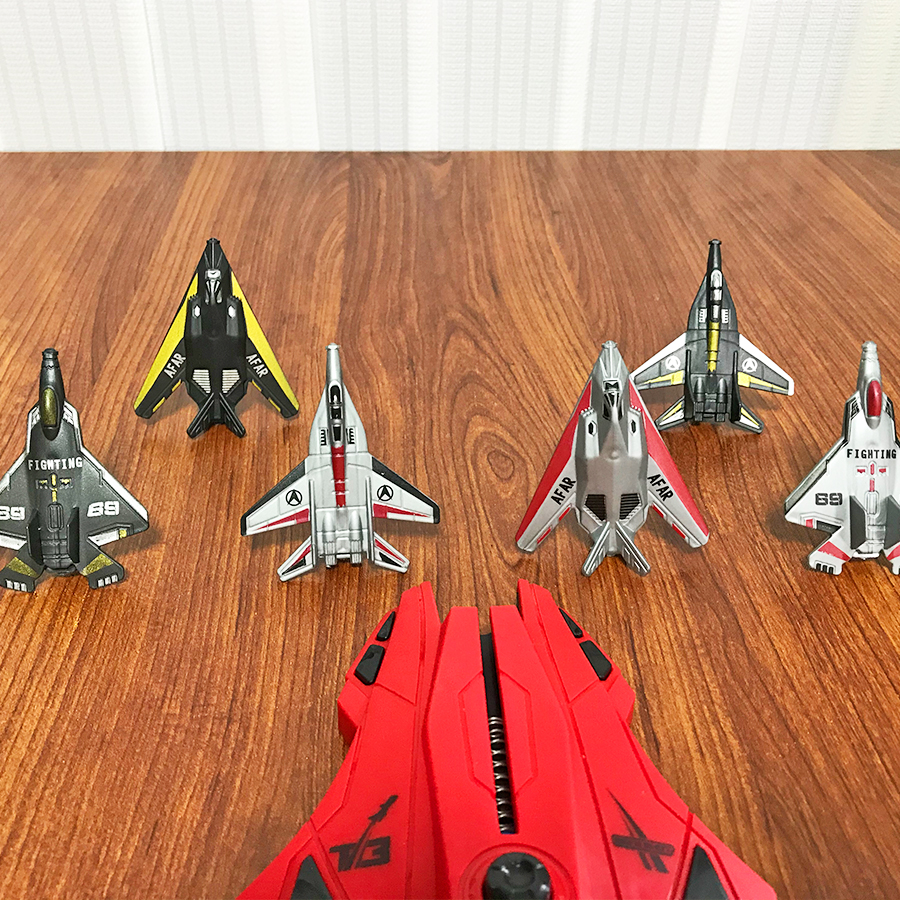 6pcs Fighter Plane Red Launche - Kids Outdoor Games recensione e prezzo