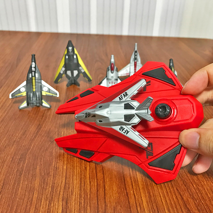 6pcs Fighter Plane Red Launche - Kids Outdoor Games recensione e prezzo