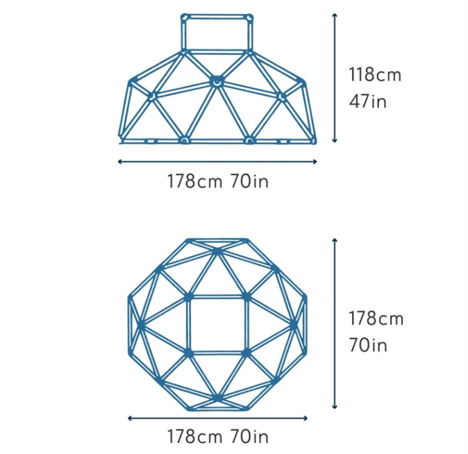 #For Active Outdoor Fun Jungle - Kids Outdoor Jungle Gym Dome recensione e prezzo