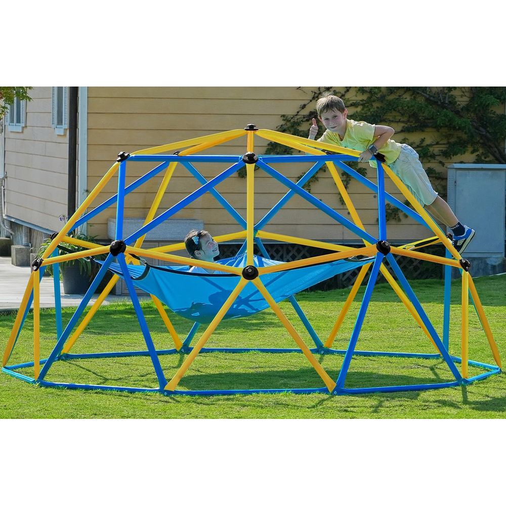 10T Climbing Dome with Hammock - Kids Outdoor Jungle Gym Dome recensione e prezzo