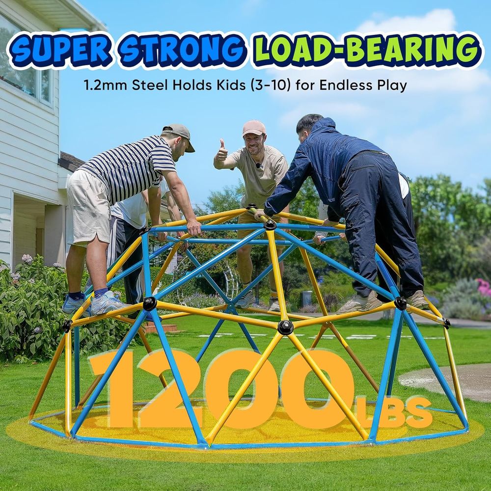 10T Climbing Dome with Hammock - Kids Outdoor Jungle Gym Dome recensione e prezzo
