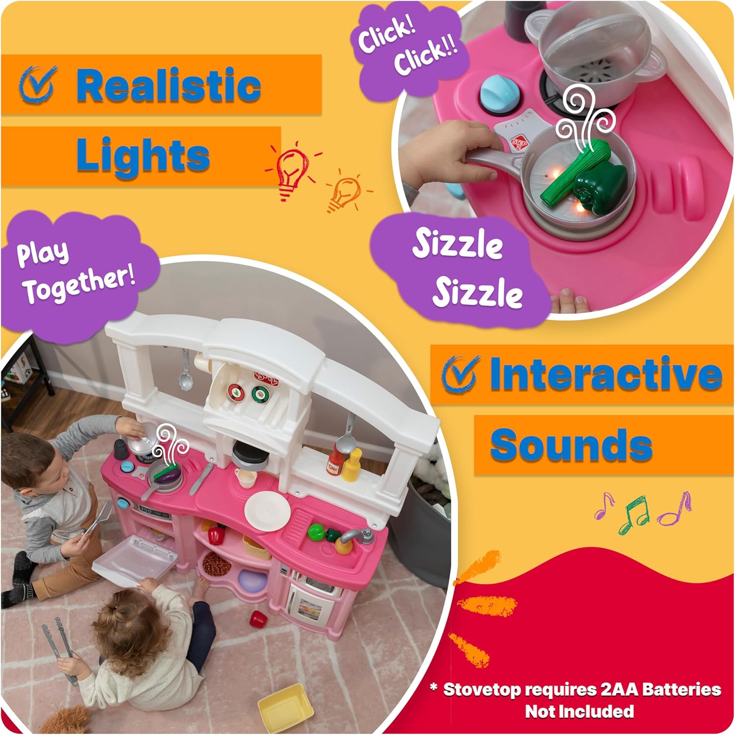 Fun with Friends Kids Kitchen  - Kids Outdoor Wooden Playset recensione e prezzo