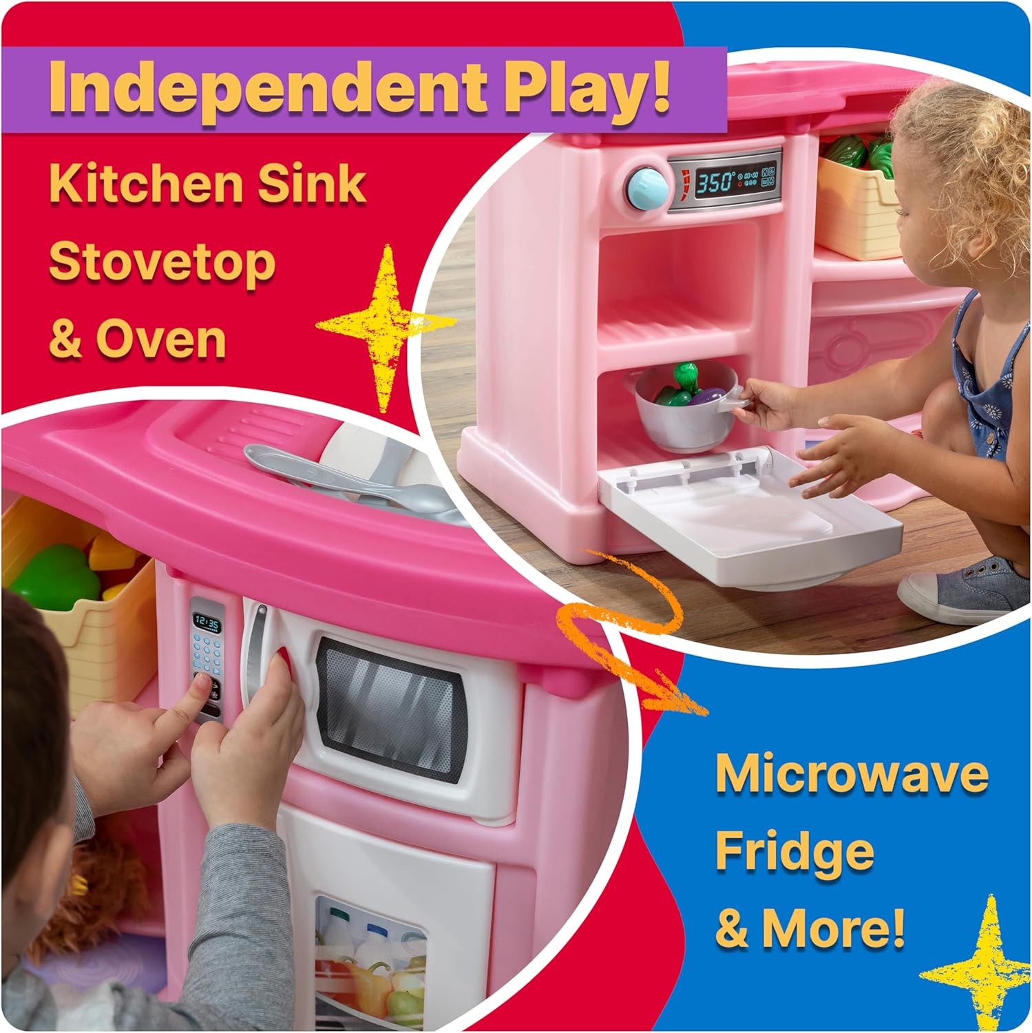 Fun with Friends Kids Kitchen  - Kids Outdoor Wooden Playset recensione e prezzo