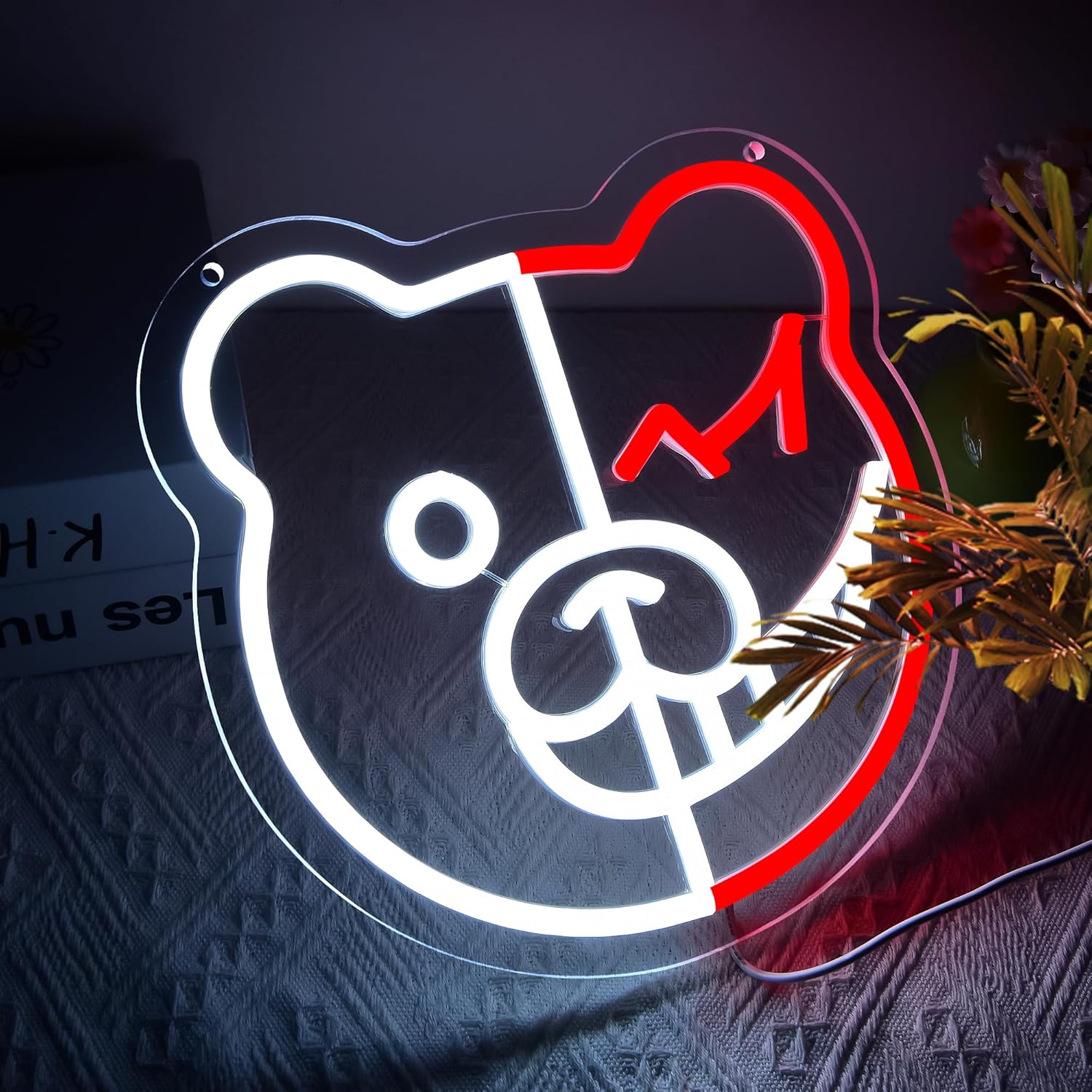 Bear Neon Sign Kids Room Decor - Kids Outdoor Zoo recensione e prezzo