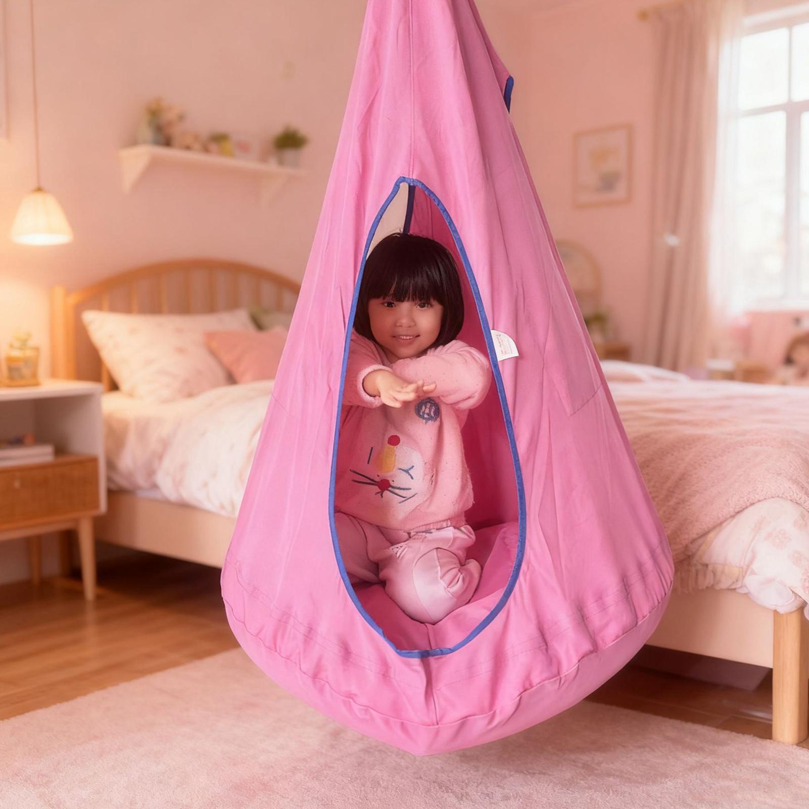 Kids Pod Swing Seat With Cushi - Kids Outdoor Nest Swing recensione e prezzo