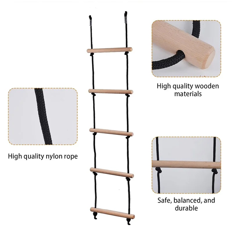 Children Climbing Rope Ladder  - Kids Outdoor Climber recensione e prezzo