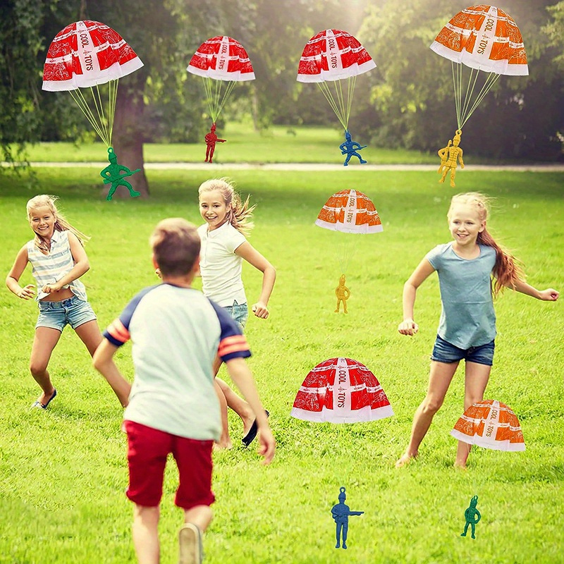 10/100pcs Parachute Toys for K - Kids Outdoor Games Ideas recensione e prezzo