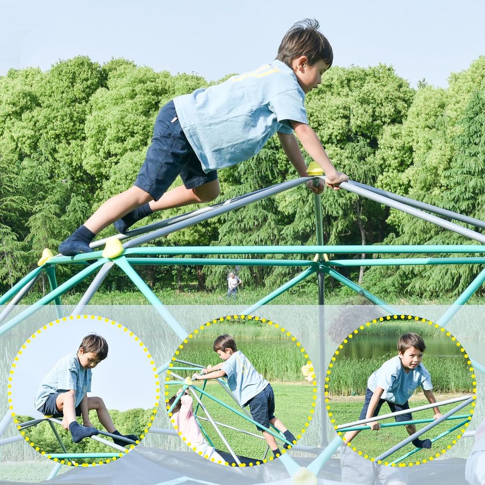 Geometric Dome Climber with Ha - Kids Outdoor Jungle Gym Dome recensione e prezzo