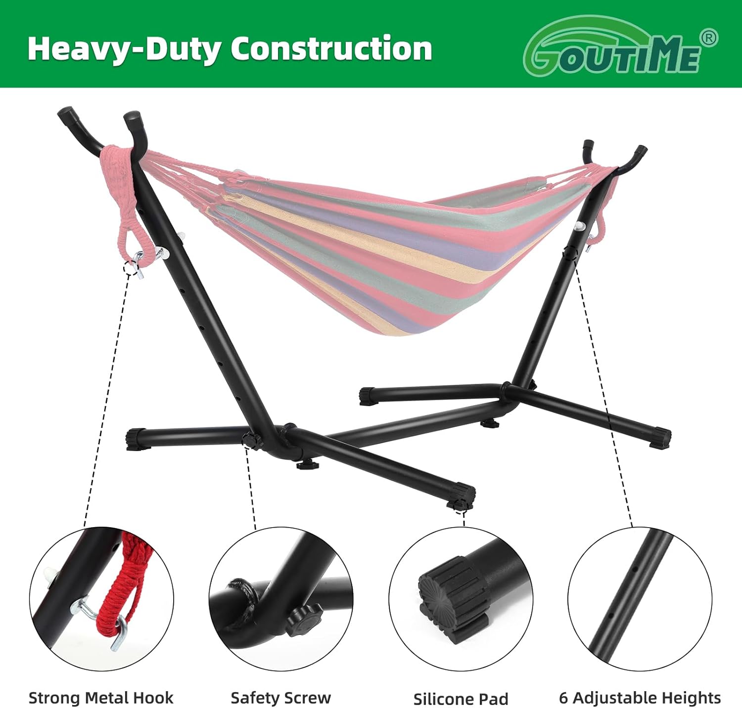 Kids Hammock with Stand, 220 l - Kids Outdoor Furniture recensione e prezzo