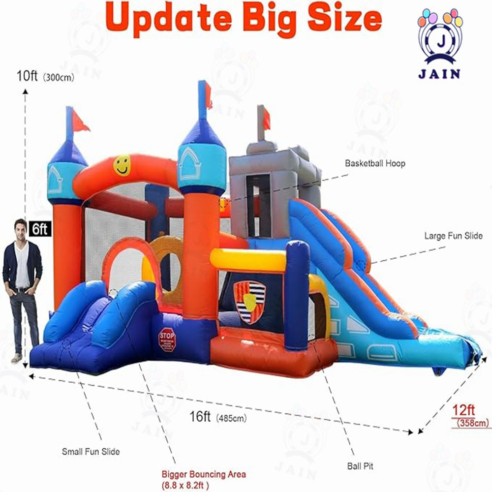 Inflatable Bounce House Castle - Kids Outdoor Bounce House recensione e prezzo