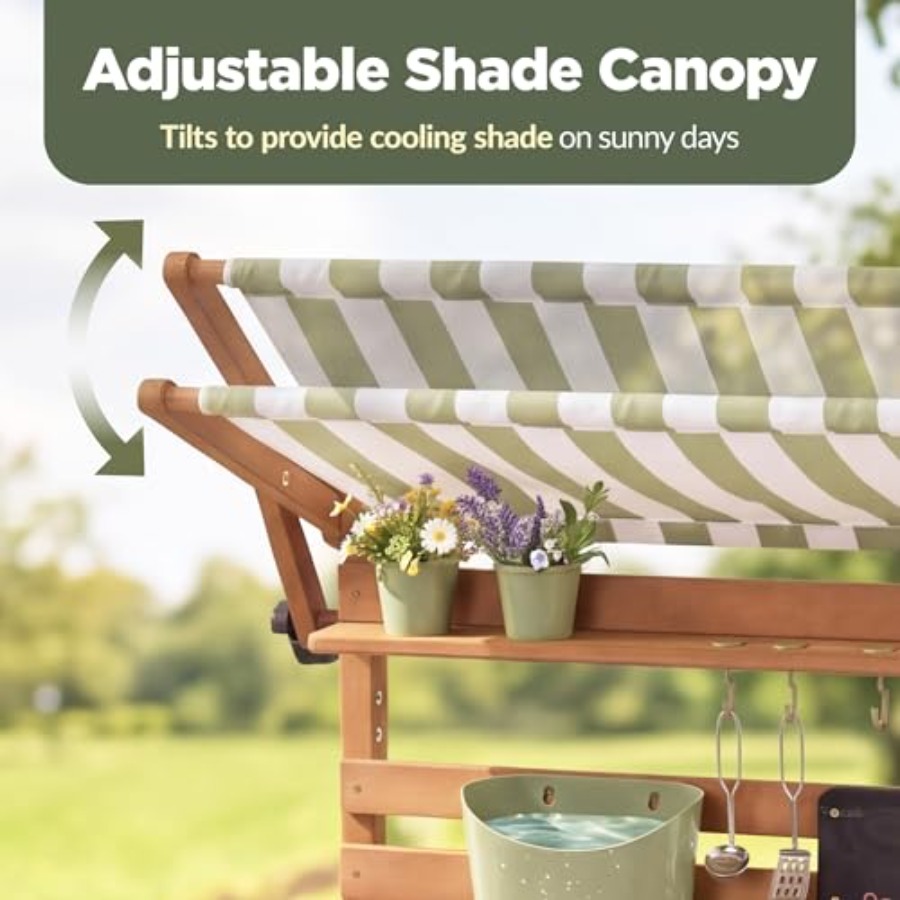 Outdoor mud kitchen for kids:  - Kids Outdoor Wooden Playset recensione e prezzo