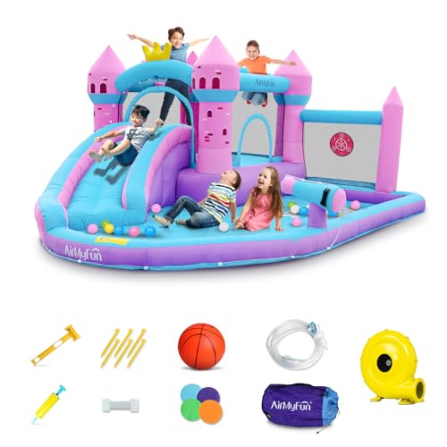Backyard inflatable waterslide - Kids Outdoor Bounce House recensione e prezzo