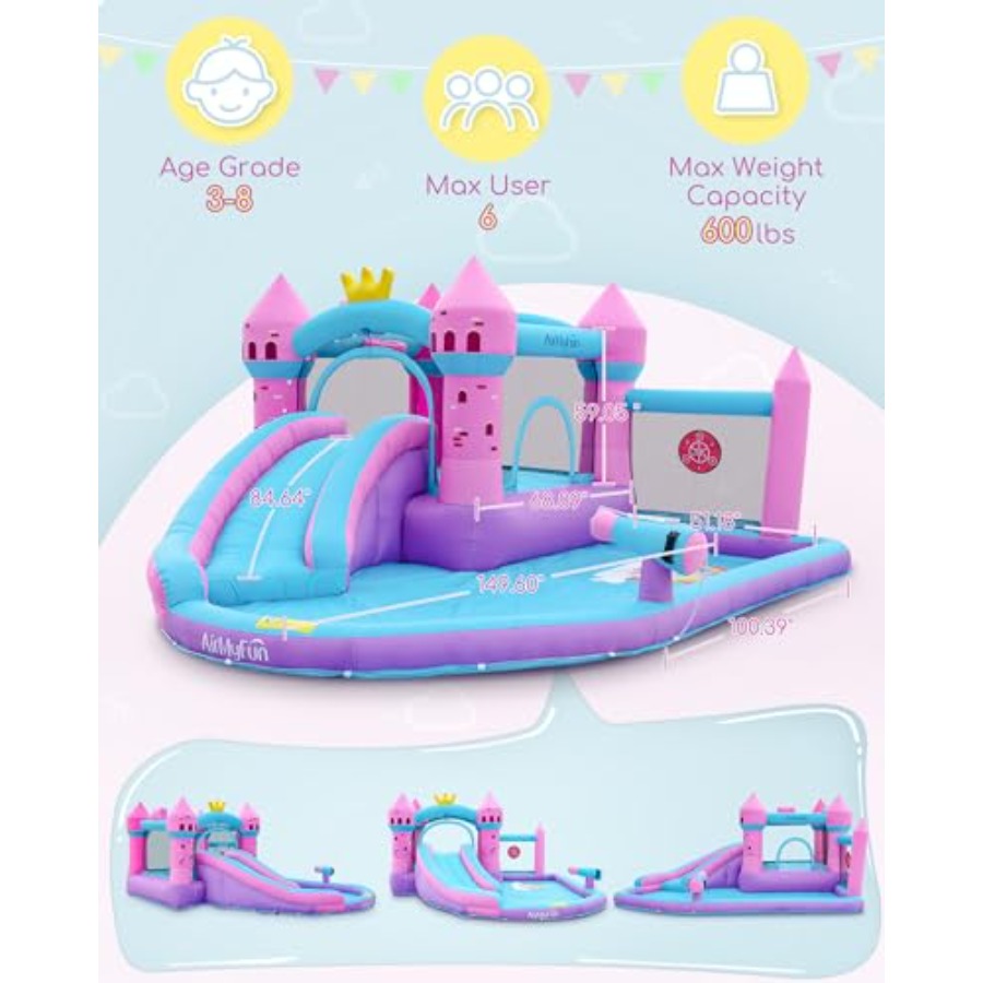 Backyard inflatable waterslide - Kids Outdoor Bounce House recensione e prezzo