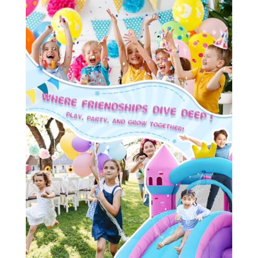 Backyard inflatable waterslide - Kids Outdoor Bounce House recensione e prezzo
