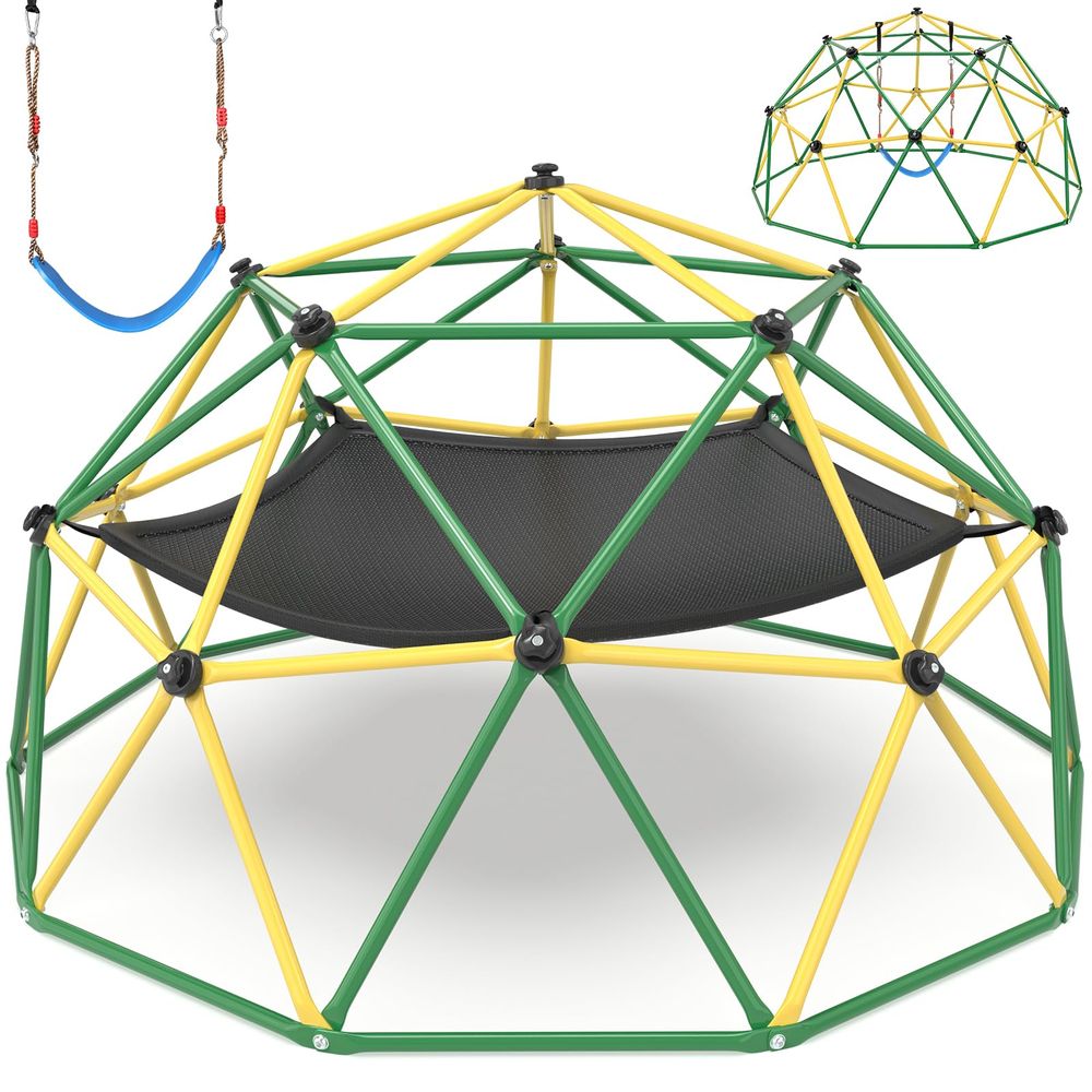 Climbing Dome, 10FT Climber wi - Kids Outdoor Jungle Gym Dome recensione e prezzo